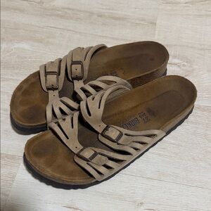 Birkenstock Tan Multi-Strap Sandals